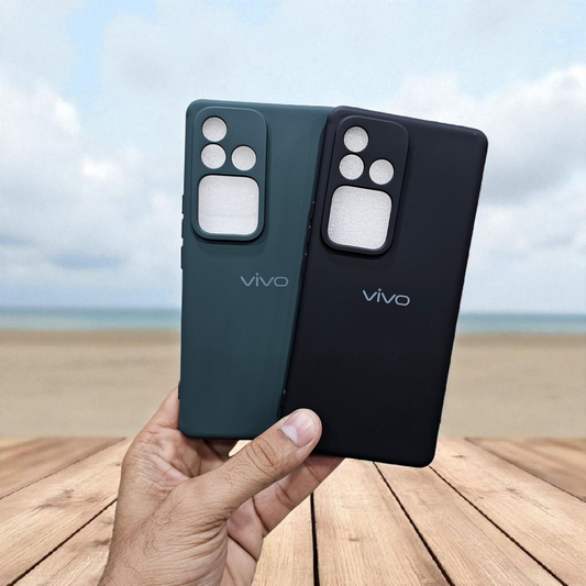 (Pack of 2) Vivo V30/V30 Pro 5G Silicone Back Case Cover - Combo 3
