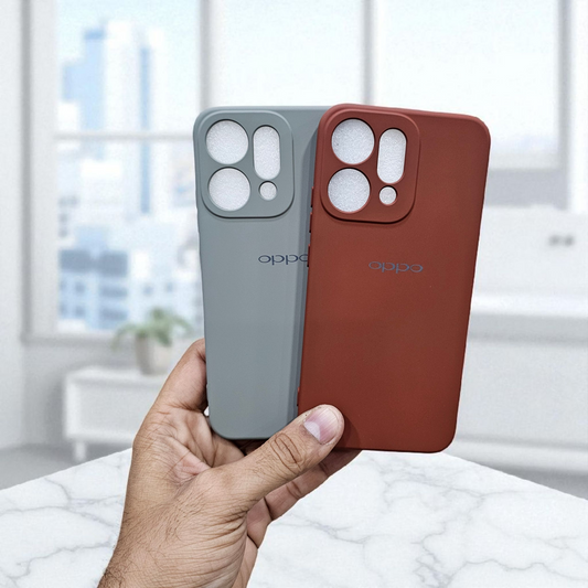 (Pack of 2) Oppo Reno 14 Pro 5G Silicone Case Cover - Combo 2