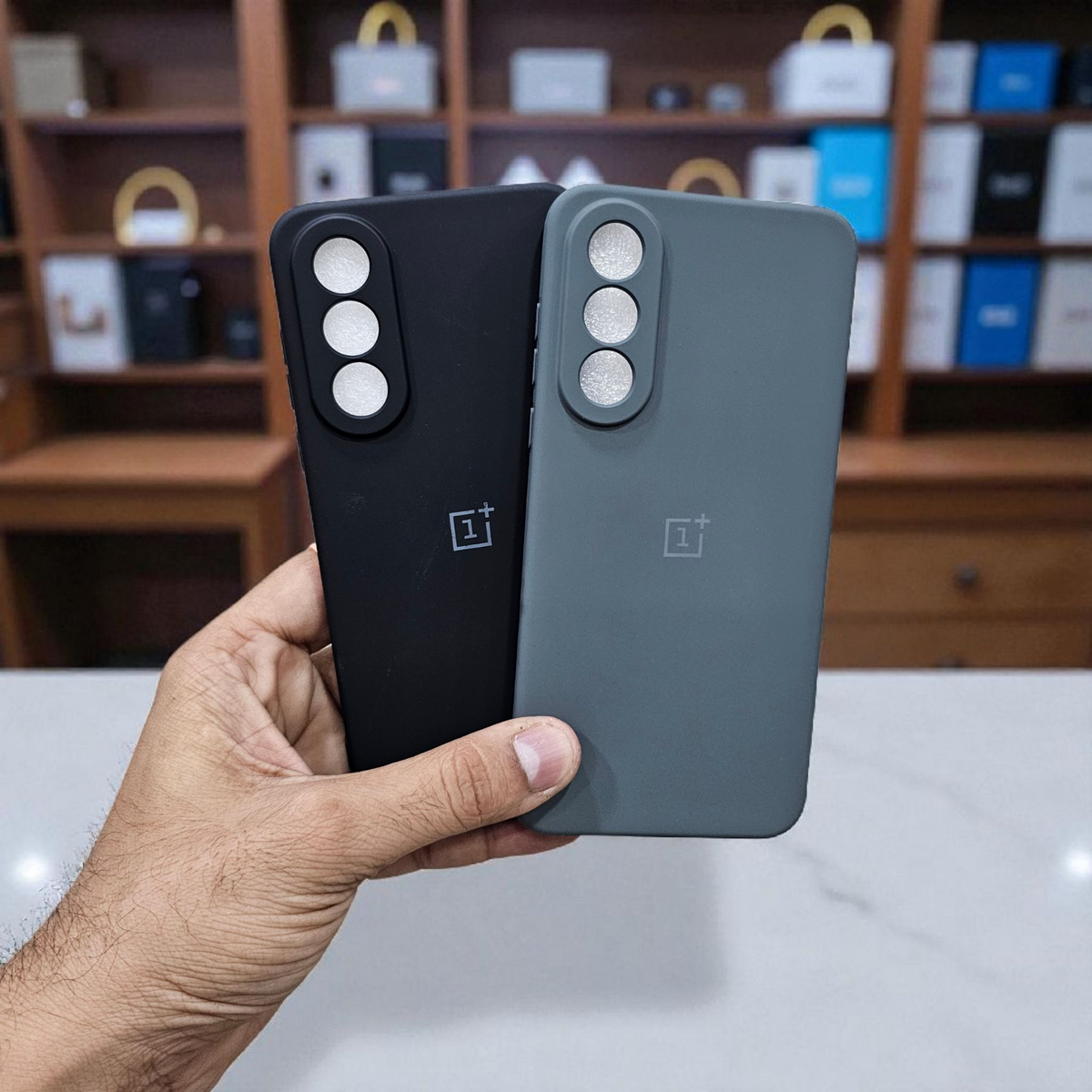 (Pack of 2) OnePlus Nord 5 5G Silicone Case Cover - Combo 2