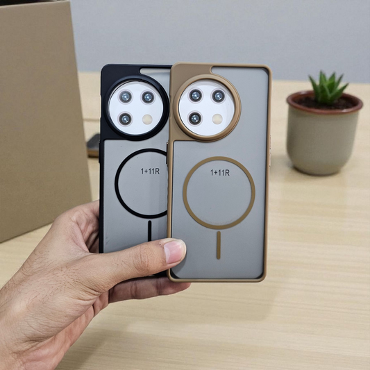 (Pack of 2) OnePlus 11R 5g Magsafe Printed Metal Buttons Back Case Cover - Combo 2