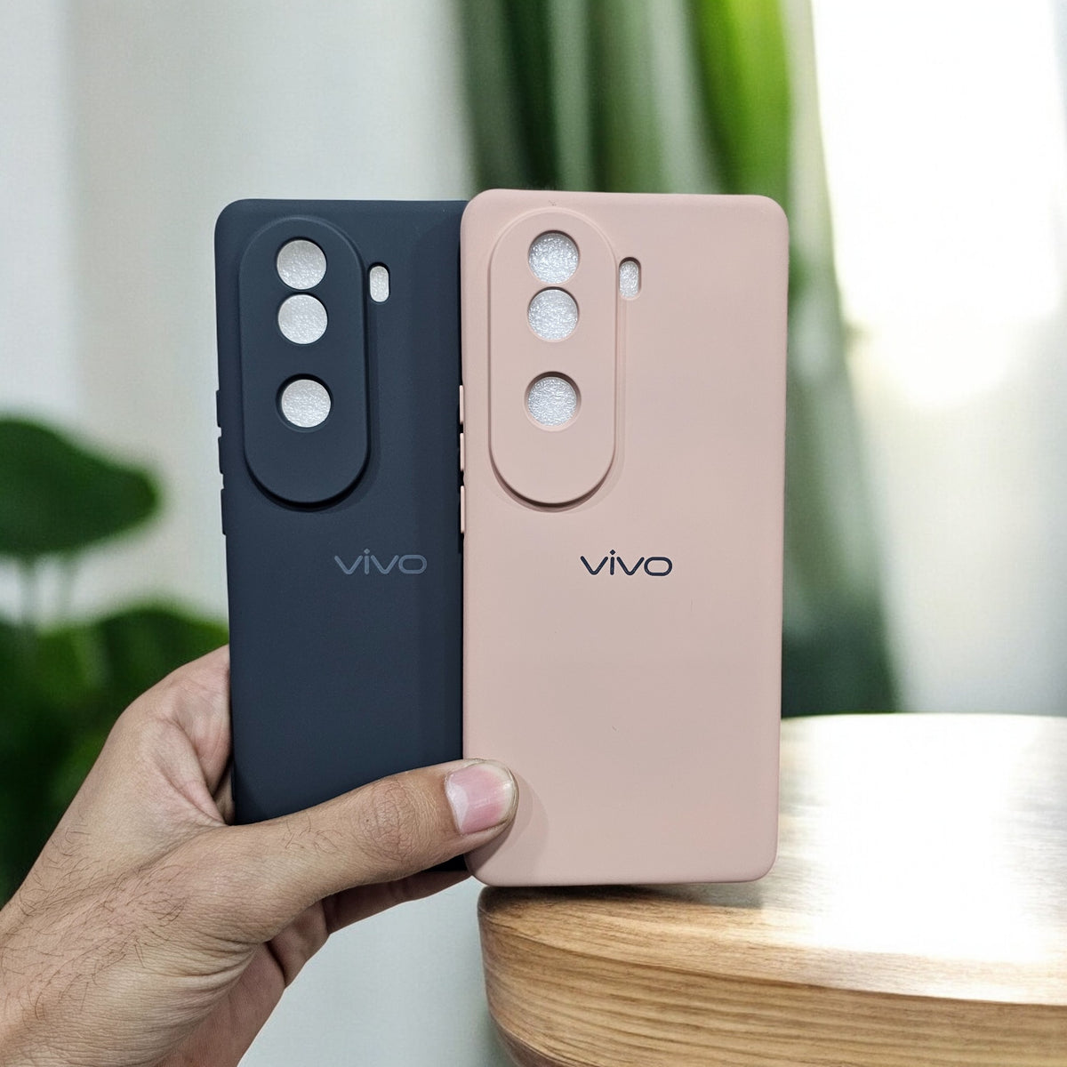 (Pack of 2) Vivo V40e //iQOO Z9s 5G Silicone Case Cover - Pattern 1