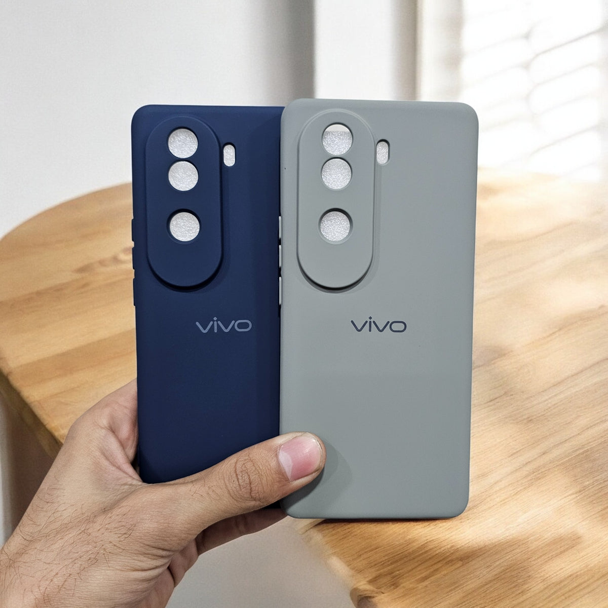 (Pack of 2) Vivo V40e / iQOO Z9S 5G Silicone Case Cover - Pattern 2