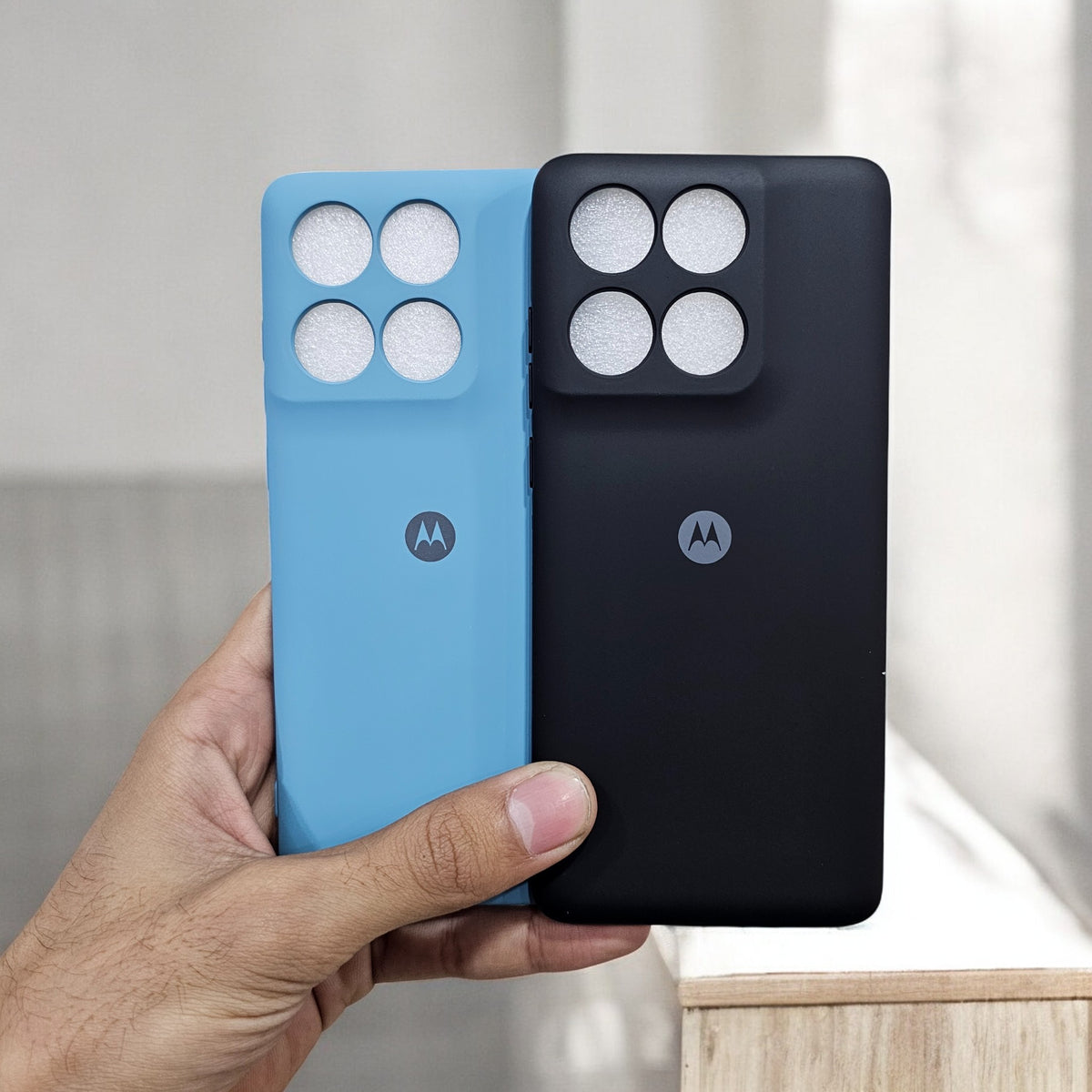 (Pack of 2) Motorola Edge 60 Fusion 5G Silicone Case Cover - Pattern 4