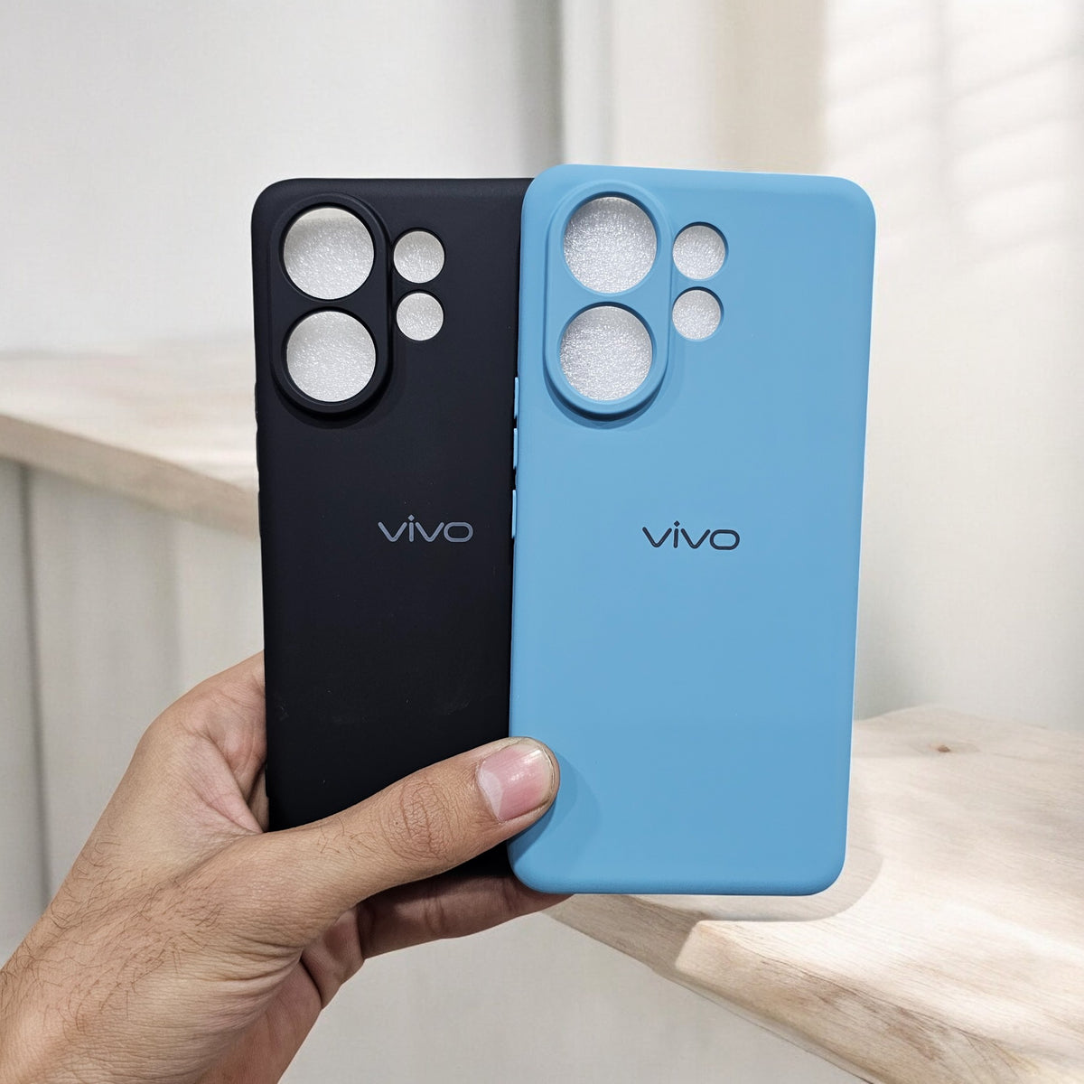 (Pack of 2) Vivo V60/V60e/T4 Pro 5G Silicone Case Cover - Pattern 5