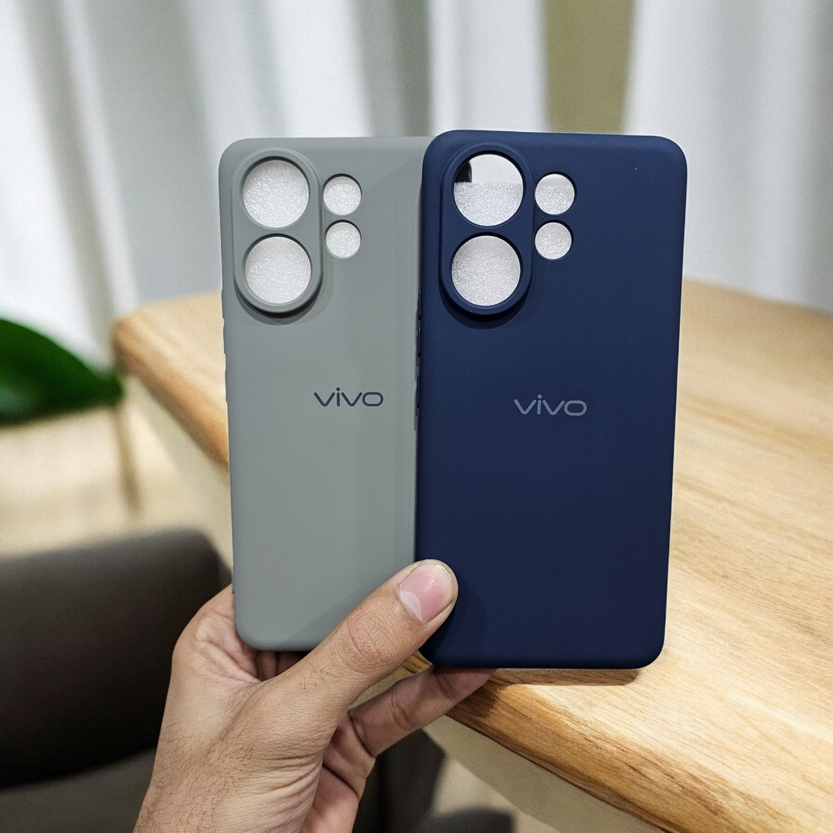 (Pack of 2) Vivo V60/V60e/T4 Pro 5G Silicone Case Cover - Pattern 2