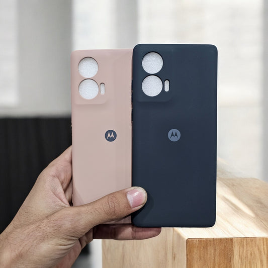 (Pack of 2) Motorola Edge 50 Fusion / Moto G96 5G Silicone Case Cover - Pattern 1