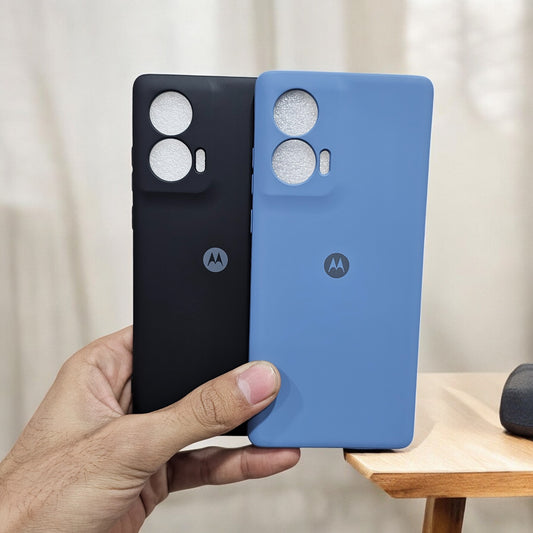 (Pack of 2) Motorola Edge 50 Fusion/ Moto G96 5G Silicone Case Cover - Pattern 5