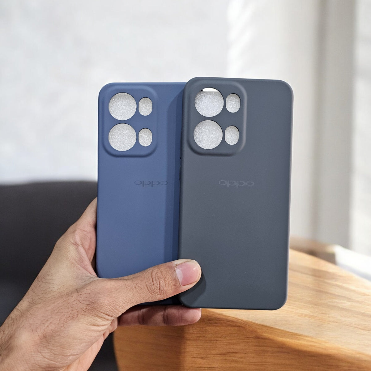 (Pack of 2) Oppo Reno 13 pro 5G Silicone Case Cover - Combo 11