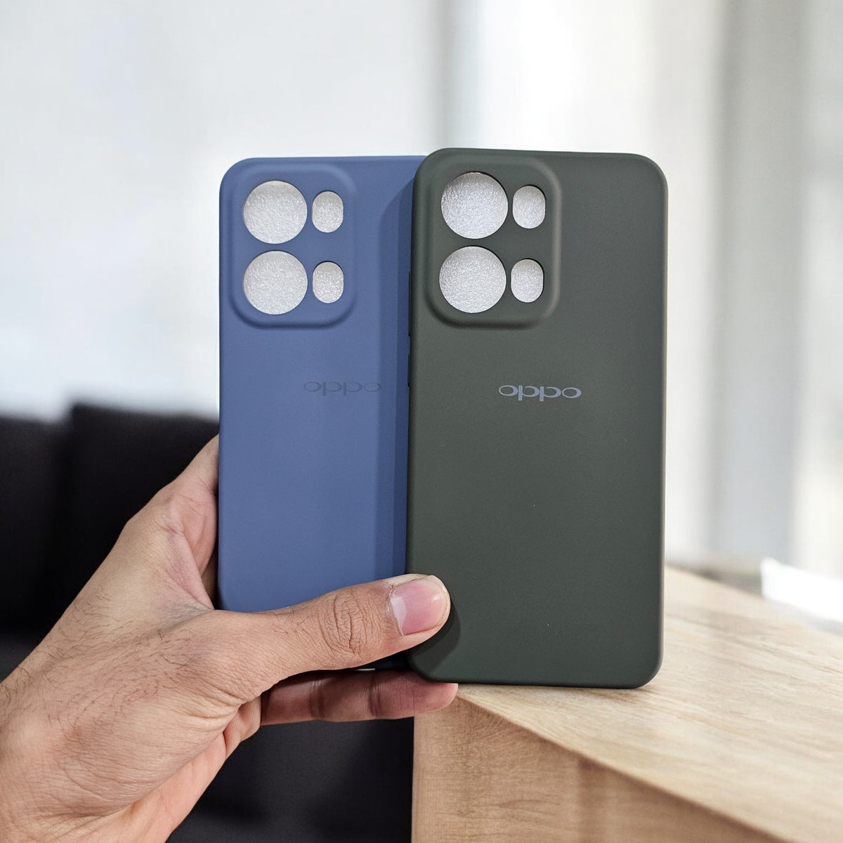 (Pack of 2) Oppo Reno 13 pro 5G Silicone Case Cover - Combo 10