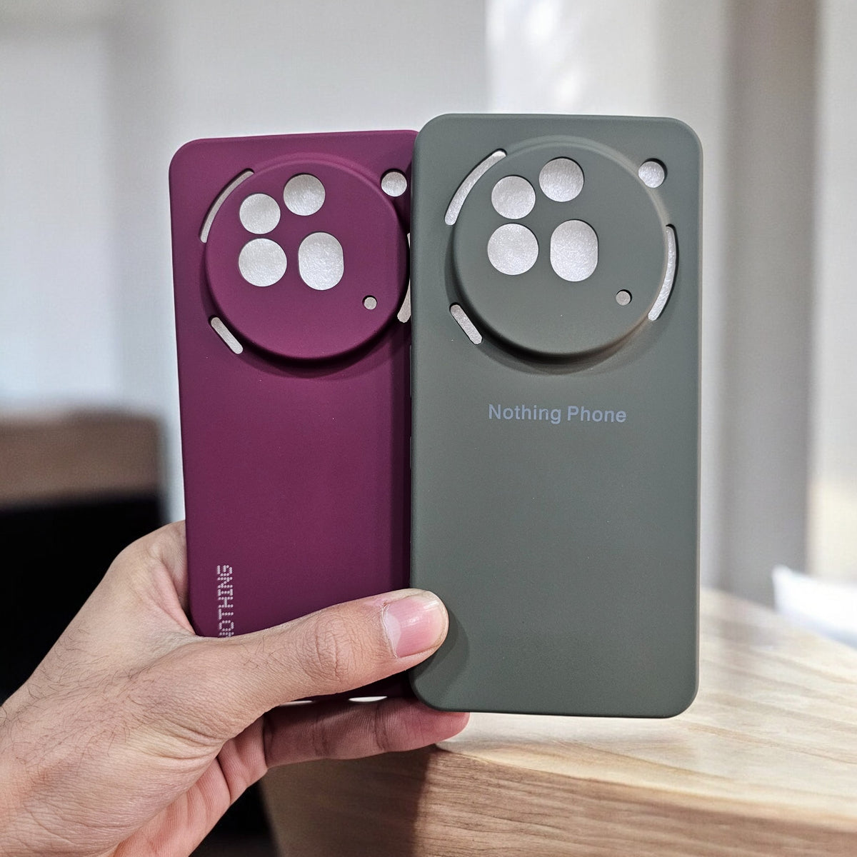 (Pack of 2) Nothing Phone 3A Pro 5G Silicone Case Cover - Combo 12