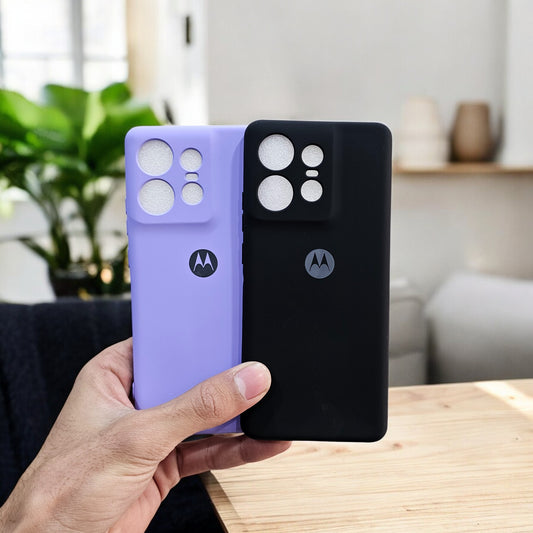 (Pack of 2) Motorola Moto Edge 50 Pro 5G Silicone Case Cover - Combo 6