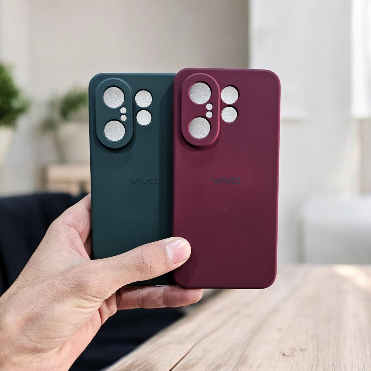 (Pack of 2) Vivo X200 Fe 5G Silicone Case Cover - Combo 6