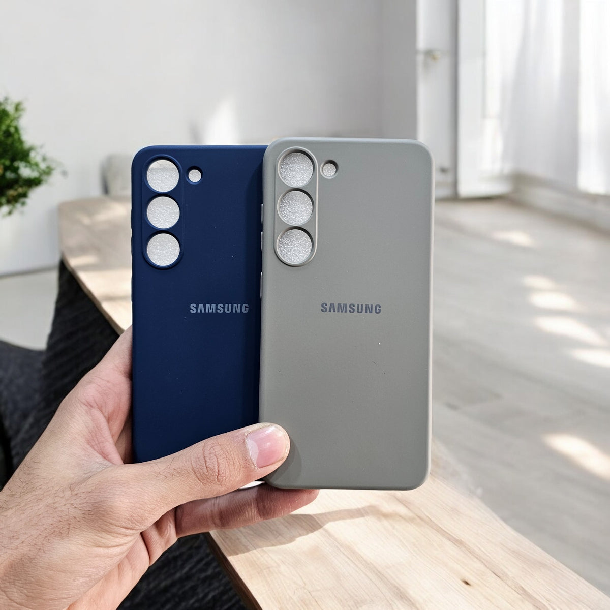 (Pack of 2) Samsung S23 5G Silicone Case Cover - Combo 6