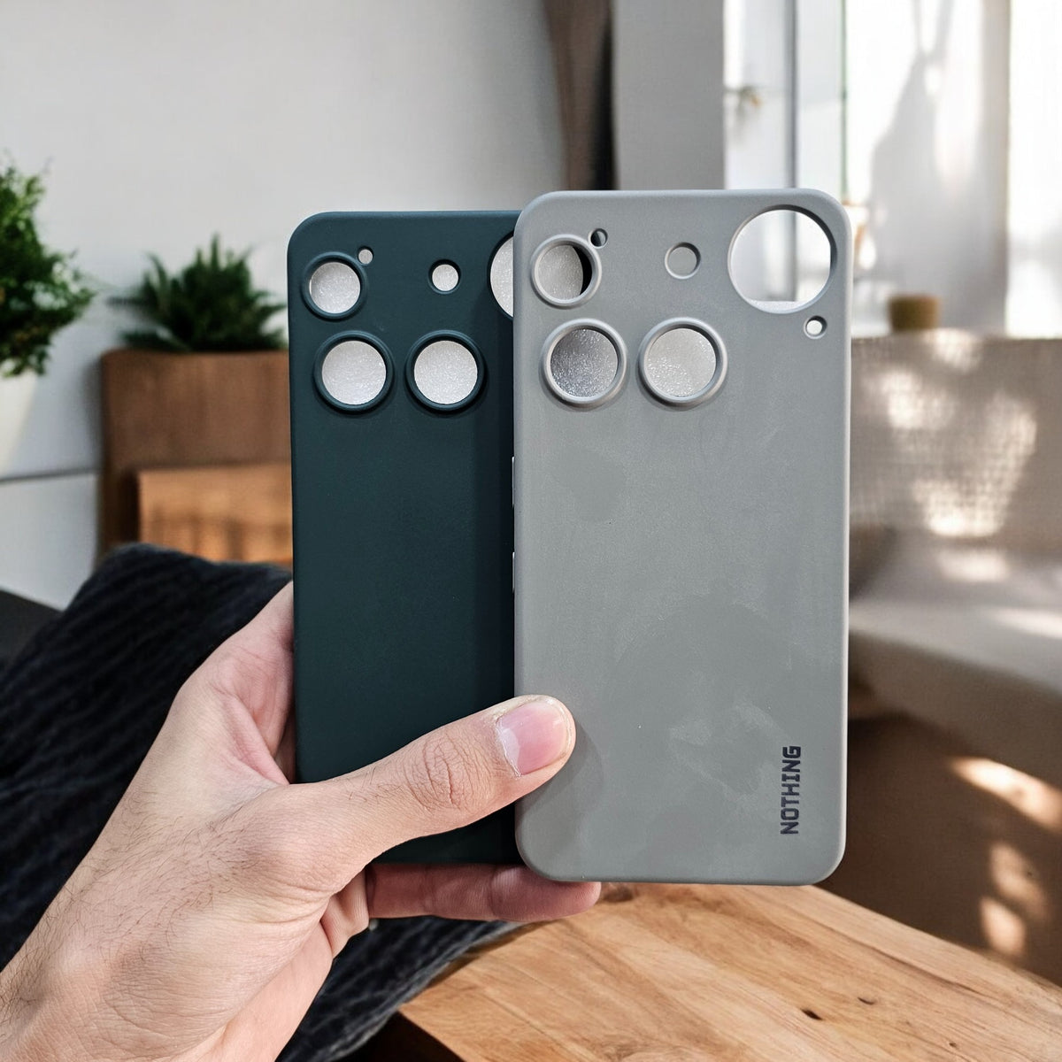 (Pack of 2) Nothing Phone 3 5G Silicone Case Cover - Combo 1