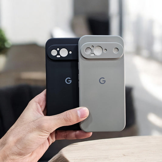 (Pack of 2) Google Pixel 9 5G Silicone Case Cover - Combo 4