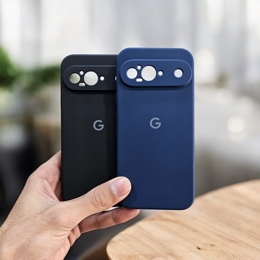 (Pack of 2) Google Pixel 9 5G Silicone Case Cover - Combo 1