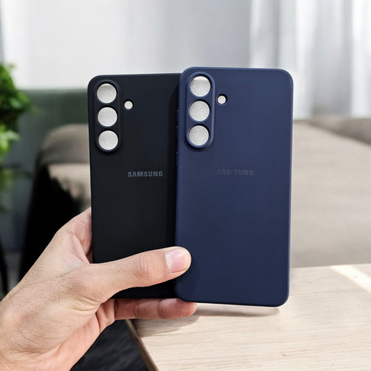 (Pack of 2) Samsung S25 Fe 5G Silicone Case Cover - Combo 1