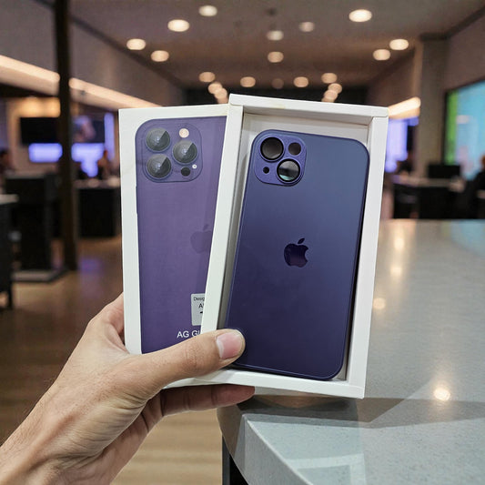 iPhone 13 Premium AG Matt Anti-scratch Back Case Cover - Dark Purple