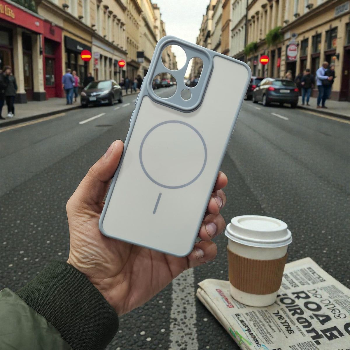 Oppo Reno 14 5g Premium Magsafe Printed New Candy Color Back Case