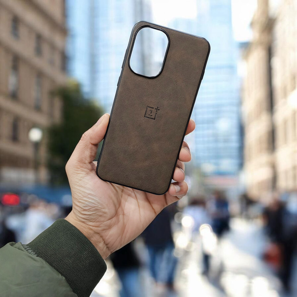 OnePlus 15R 5g Premium Leather Back Case Cover - Brown