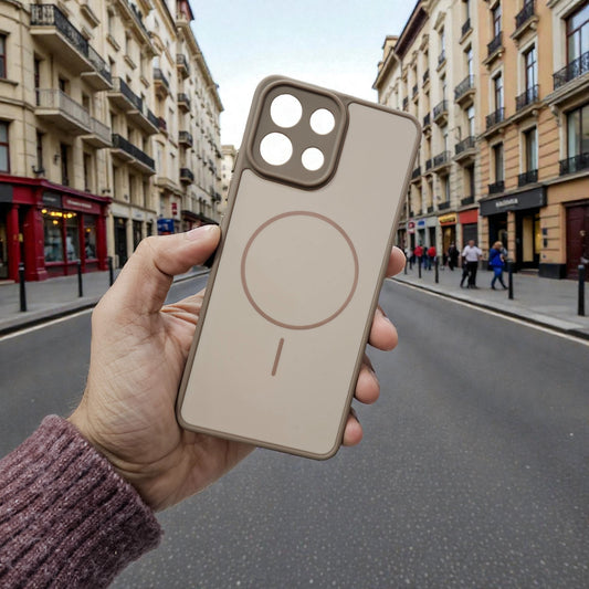 Oppo K13 5g Premium Magsafe Printed New Candy Color Back Case - Brown