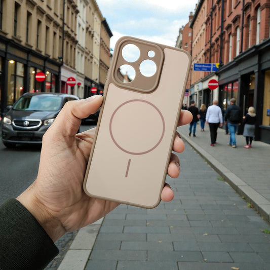 Realme 15T 5g Premium Magsafe Printed New Candy Color Back Case - Brown