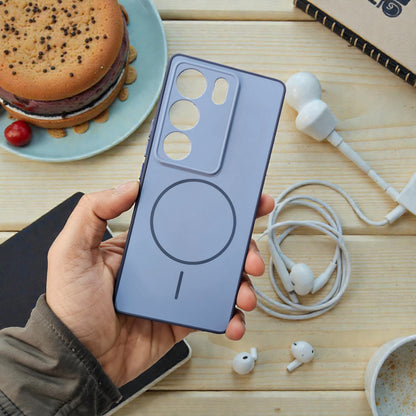 Vivo V29/V29 Pro 5g Premium Magsafe Printed Candy Color Back Case - Blue