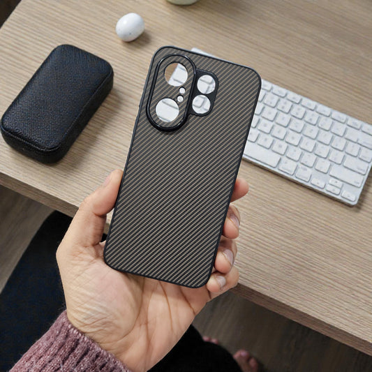 Vivo X200 Fe 5g Premium Carbon Fiber Back Case Cover - Brown