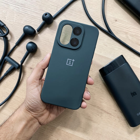 OnePlus 15 5g Premium Soft Silicone Back Case Cover - Grey