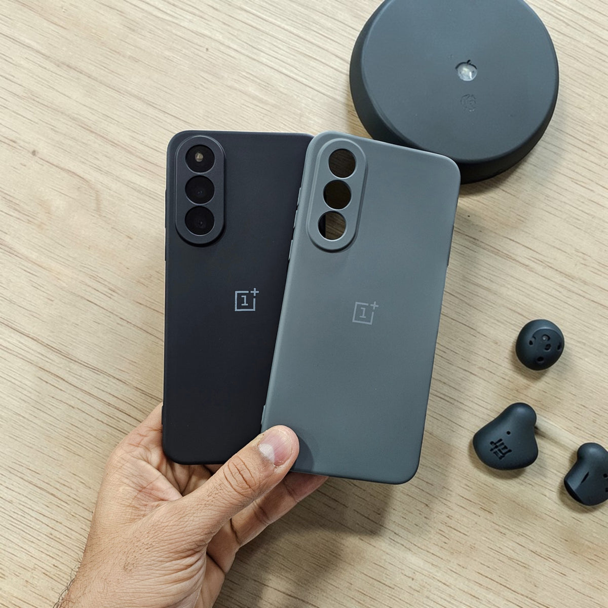 (Pack Of 2)OnePlus Nord 5 5g Premium Soft Silicone Back Case Cover - Combo 2