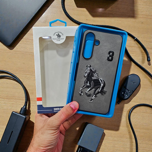 Samsung S25 Fe 5g Premium US POLO Assn. Embroidery Leather case - Jockey 2