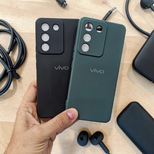 (Pack Of 2)Vivo Y200 5g Premium Soft Silicone Back Case Cover - Combo 3
