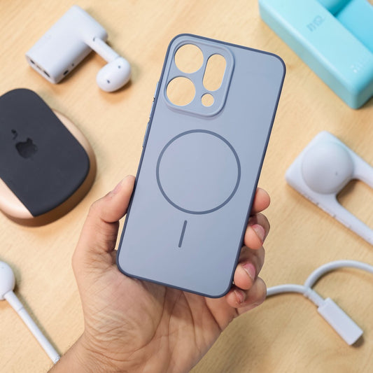 Oppo Reno 14 5g Premium Magsafe Printed Candy Color Back Case - Blue