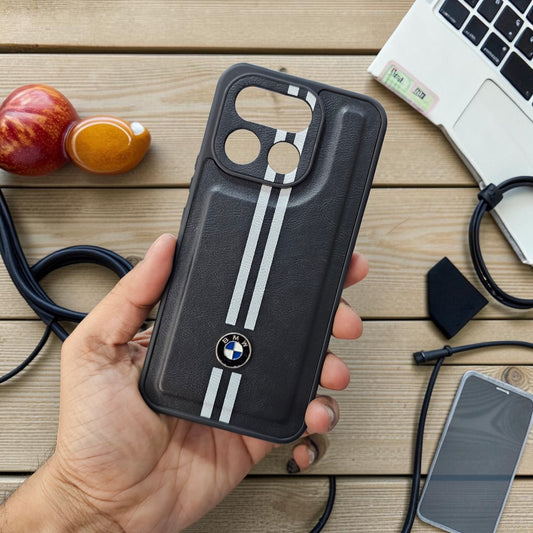 (Free Tempered)Realme 16 Pro 5g Premium Car Logo Leather Back Case Pouch - pattern 4