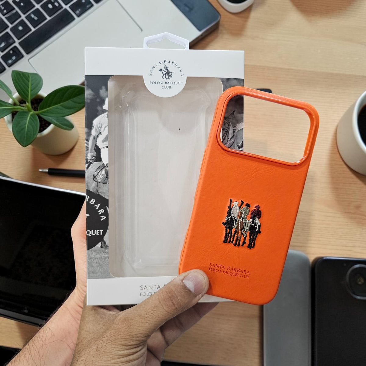 Apple iPhone 17 Pro Premium Us Polo Santa Barbara Justin Seris - Orange