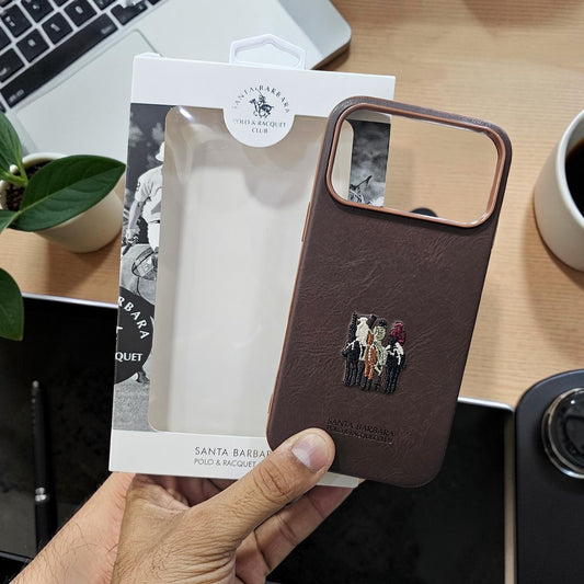 Apple iPhone 17 Pro Max Premium Us Polo Santa Barbara Justin Seris - Brown