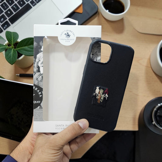 Apple iPhone 15 Premium Us Polo Santa Barbara Justin Seris - Black