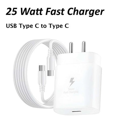 25w Supercharge 3.0 A Wall Charger for Samsung Mobile with Detachable Cable