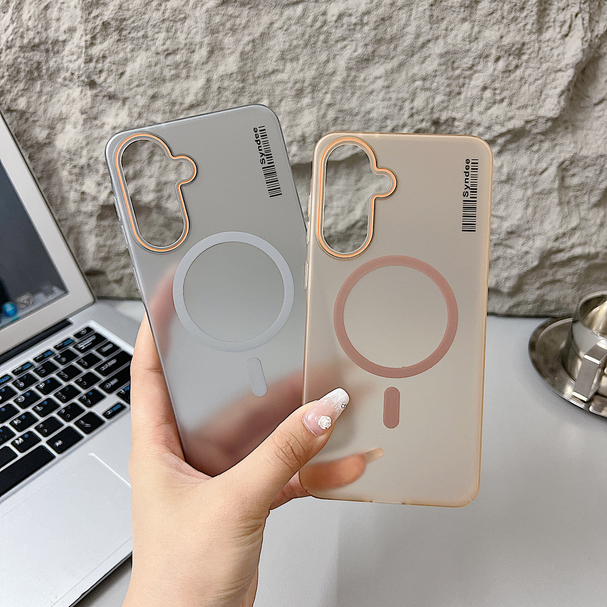 Samsung A36 5G Premium Magnetic Frosted Ultra Slim Back Case -Desert Gold