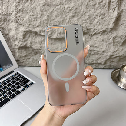 OPPO Reno 14 5G Premium Magnetic Frosted Ultra Slim Back Case - Frosted Grey