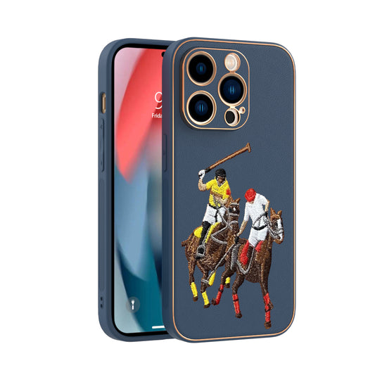 Apple iPhone 14 Pro Premium Embroidery Leather case - Pattern 2