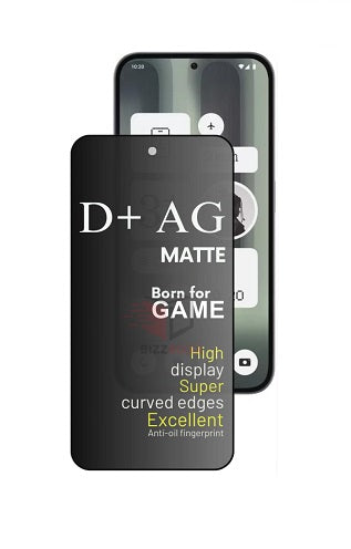 (Pack Of 3) Nothing Phone 2A 5g Gaming Special D+ AG Matte Tempered Glass Anti Fingerprint