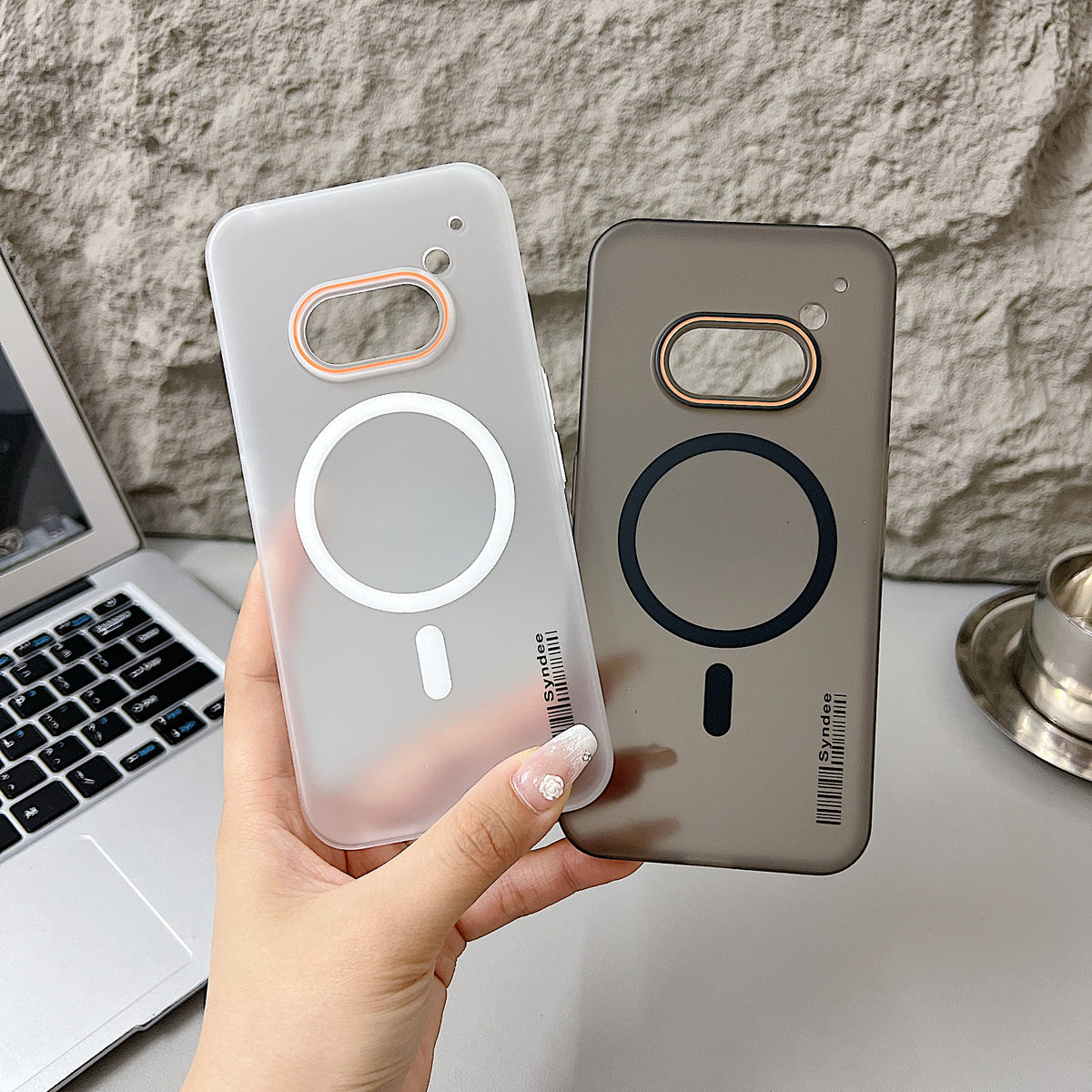 Nothing Phone 2A 5G Premium Magnetic Frosted Ultra Slim Back Case - White