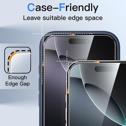 Apple iPhone 16 Pro Max 5g Anti-Spy 360 Privacy Tempered Glass