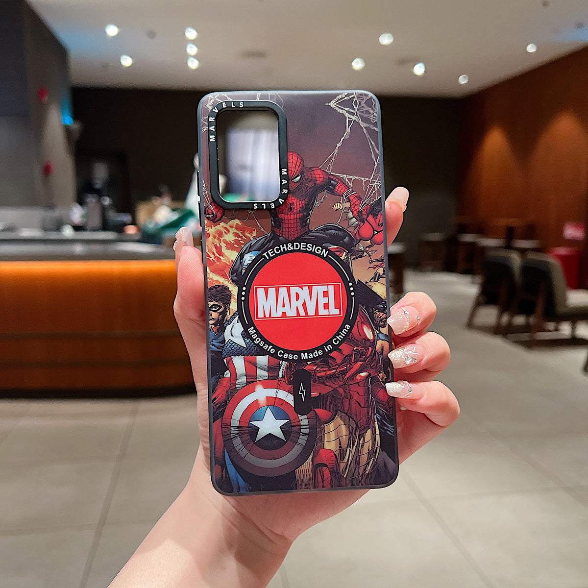 Motorola Moto G85 5G Premium Avengers IMD Printed Back Case - Avengers