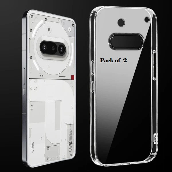 (Pack Of 2)Nothing Phone 3A 5g Anti-Yellow Crystal Clear Hard Back Case Cover