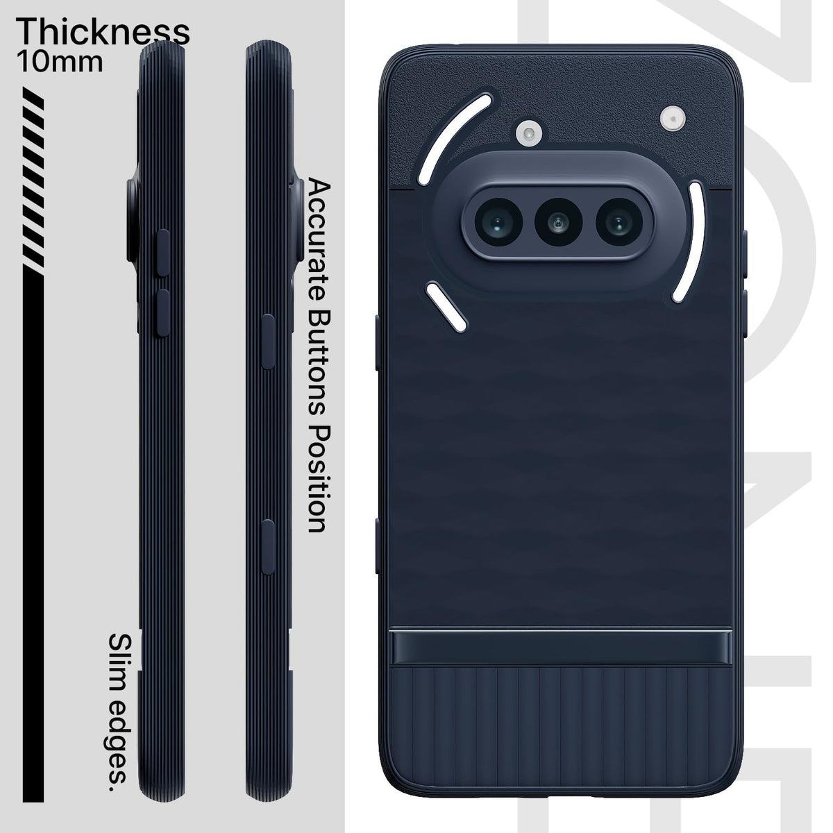 Nothing 3A 5G Soft Silicone Back Case Cover - Hexa Cube 2
