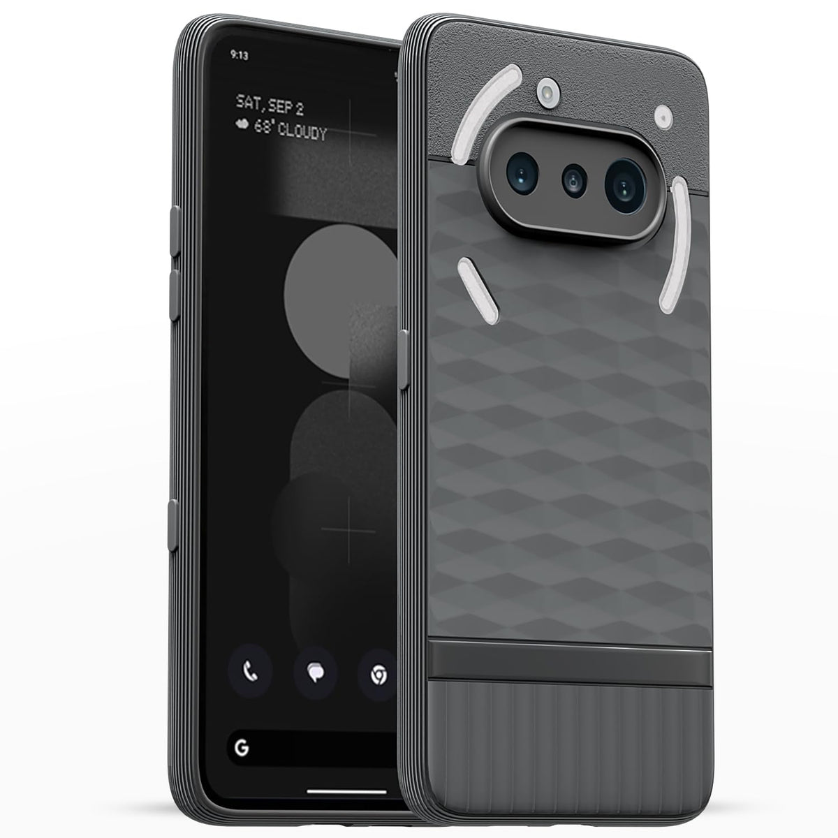 Nothing 3A 5G Soft Silicone Back Case Cover - Hexa Cube 3