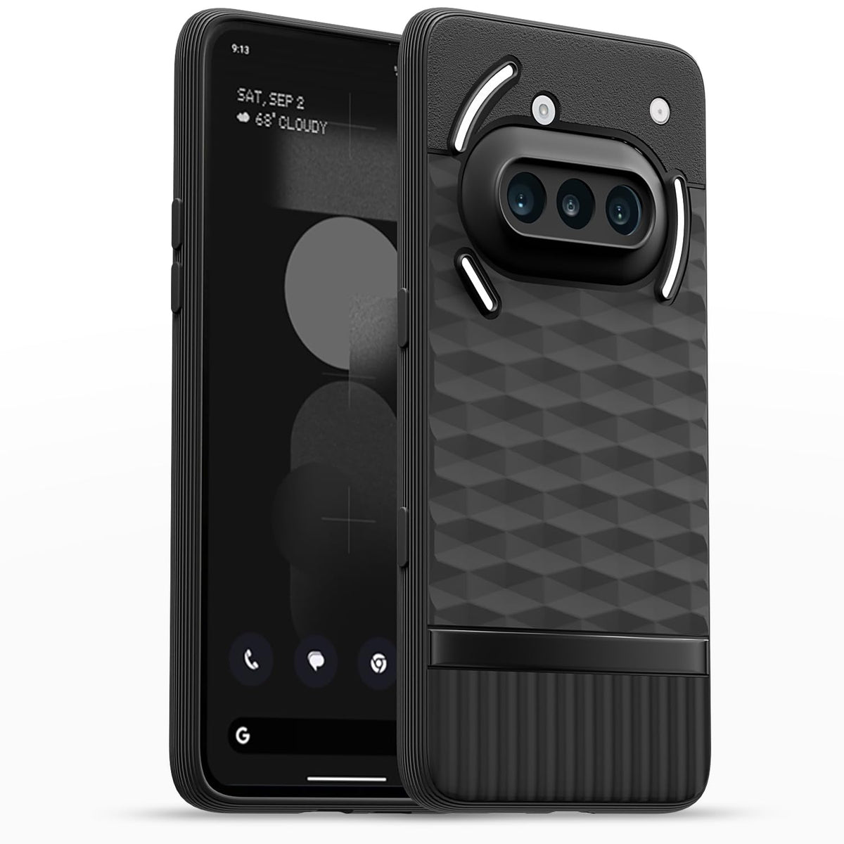 Nothing 3A 5G Soft Silicone Back Case Cover - Hexa Cube 1