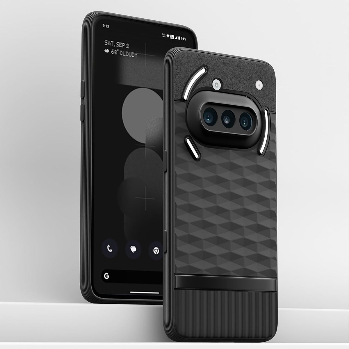 Nothing 3A 5G Soft Silicone Back Case Cover - Hexa Cube 1